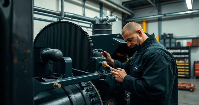 Inspeção de segurança em compressores: como garantir a eficiência e a segurança do seu equipamento